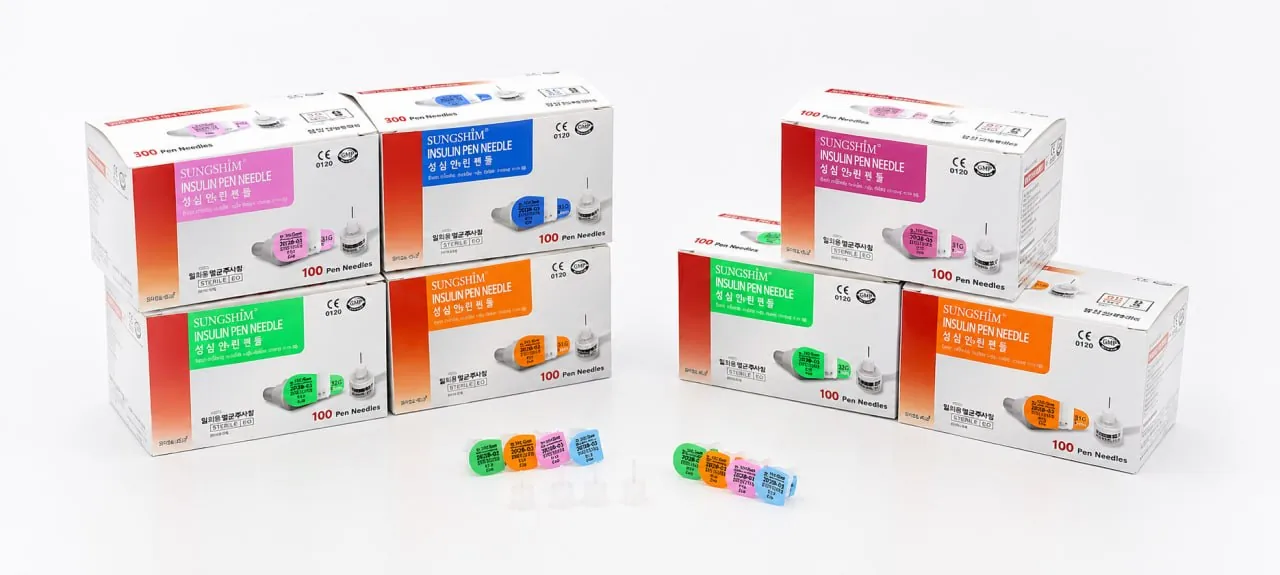 Sungshim insulin pen needle product lineup